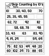 Image result for Skip Counting On a Number Line by 10s