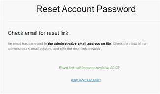 Image result for Reset Password Link