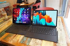 Image result for +Samsung Tab S6 vs Surface Pro7 vs iPad