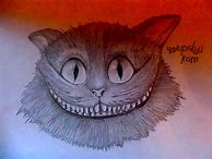 Image result for Alice in Wonderland Cheshire Cat Sketch