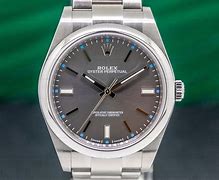 Image result for Rolex Oyster Perpetual 40Mm Rhodium Dial