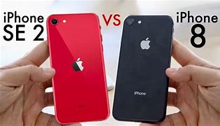 Image result for Black iPhone SE 2020 vs Space Gray iPhone 8