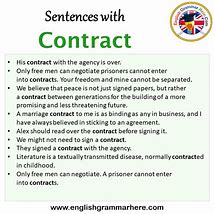 Image result for English Contract Sentence