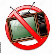 Image result for Cute Cartoon of No TV Sign