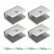 Image result for Medicine Cabinet Adjustable Glass Shelf Bracket Clips