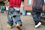 Image result for Sagging Jeans with Loose Belt