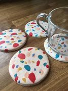 Image result for Air Dry Clay Coasters