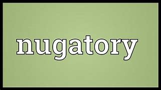Image result for Nugatory Examples