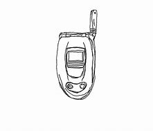 Image result for Silver Flip Phone with Antenna