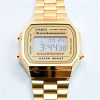 Image result for Gold Digital with an Alarm Watch