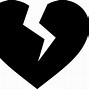 Image result for Broken Heart Clip Art Black and White