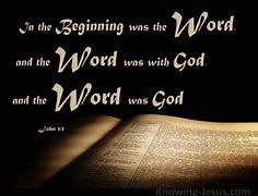 Image result for In the Beginning Was the Word