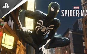 Image result for PS4 Black Suit Spider-Man Mod