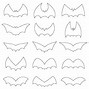 Image result for Simple Bat Outline