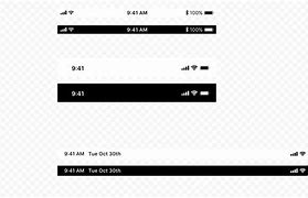 Image result for iPhone 10 Status Bar PNG