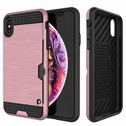Image result for iPhone XS Rose Gold and Black Apple Case