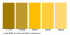 24 Karat Gold Color Scheme 187 Gold 187 Schemecolor Com