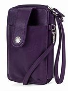 Image result for Leather Wallet Cell Phone Crossbody Nylon