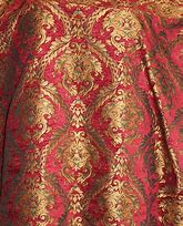 Image result for Red and Gold Damask Fabric