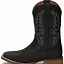 Image result for Black Square Toe Cowboy Boots