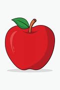 Image result for Red Apple Cartoon Picture