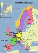 Image result for Western Europe Countries Map