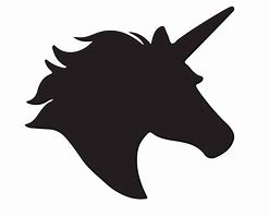 Image result for Black Unicorn Silhouette Face