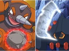 Image result for Meteror Rock Pokemon