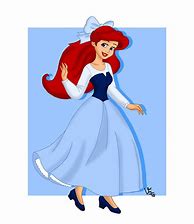 Image result for Little Mermaid Ariel Blue Dress