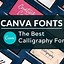 Image result for Simple Calligraphy Fonts Canva