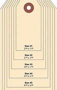 Image result for Common Gift Tag Sizes