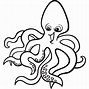 Image result for Octopus Clip Art Black and White in Sea