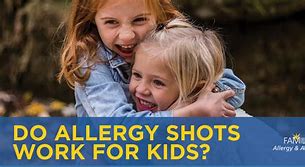 Image result for children allergies shot