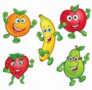 Image result for Cartoon Fruit Characters