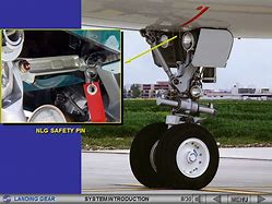 Image result for Bypass Pin for Nose Landing Gear