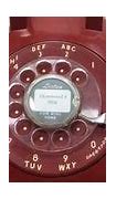 Image result for Red Rotary Wall Phone