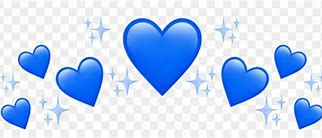 Image result for Blue Heart Emoji Crown