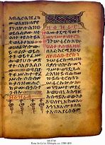 Image result for Ancient Ethiopian Langauge
