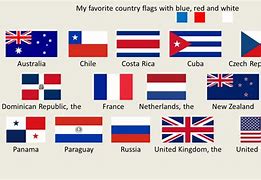 Image result for Countries with Blue White and Red Stripes Flag