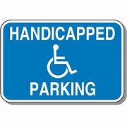 Image result for Handicap Parking Sign Clip Art