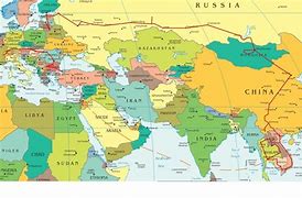 Image result for Map of Eastern Europe and Asia