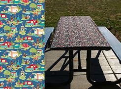 Image result for Picnic Table Covers Elastic