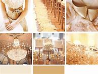 Image result for Gold and Cream Wedding Colors