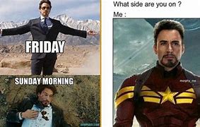 Image result for Tony Stark Relief Meme