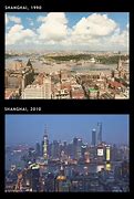 Image result for Shanghai 1990 vs 2020