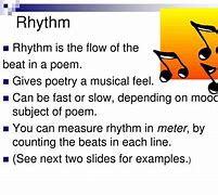 Image result for Rhythm Poetry Example