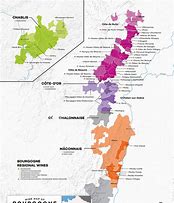 Image result for Bourgogne Wine Map