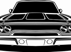 Image result for Black and White Graphic Art Vector Muscle Car