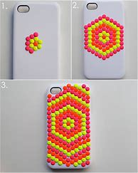 Image result for Black Phone Case with Neon Buttons