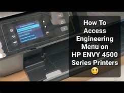 Image result for HP ENVY 4500 Info Button